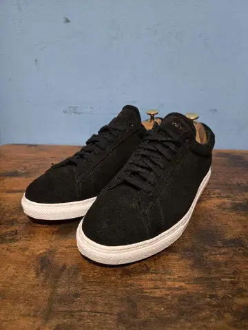 PIEVE 블랙 스웨이드 스니커즈 SHIPS 쉽스