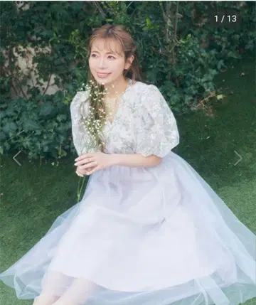 Areeam 보타니컬 자수 카슈쿨 원피스