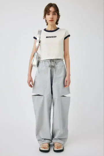 moussy DOUBLE WAIST UTILITY 팬츠