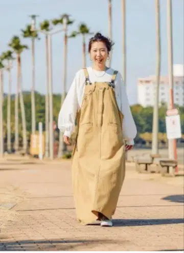 니코앤드 Misayo 밀리코레사스 원피스 카멜