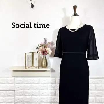 블랙 포멀 여름용 예복 상복 원피스 소셜 타임 5호