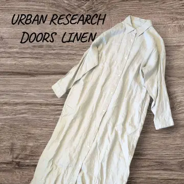 URBAN RESEARCH 어반 리서치 린넨 롱 셔츠 원피스