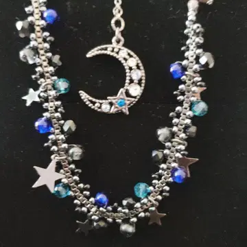 ANNA SUI 달과 별 초커 & 목걸이