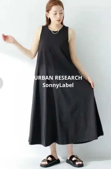 URBAN RESEARCH SonnyLabel A 라인 컷 원피스