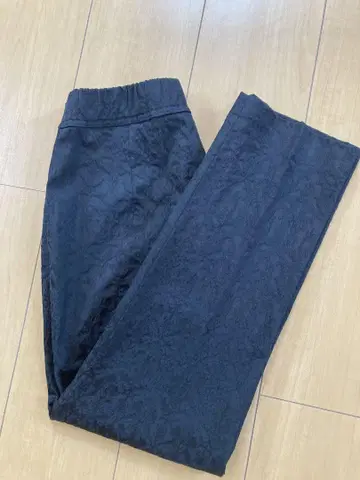블랙 팬츠 L 허리밴딩
