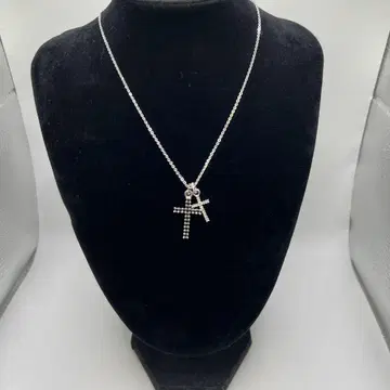 133 고품질 SWAROVSKI 스와로브스키 더블 크로스 목걸이