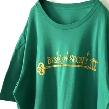 BEST KEPT SECRET 티셔츠 그린 그린 구제 의류