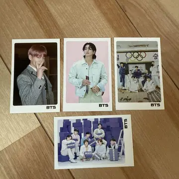 BTS 포토 카드 4장 세트