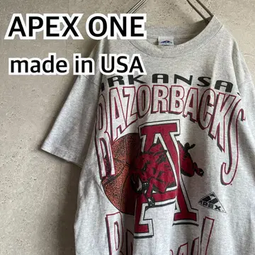 초레어 올드 80s 90s USA제 칼리지 로고 티셔츠 ncaa