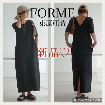 히가시하라 아키 FORME 니트 원피스 미사용 미개봉 새상품