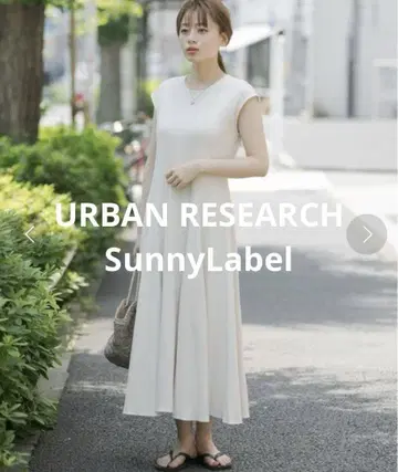 URBAN RESEARCH SunnyLabel 써멀 컷 플레어 원피스