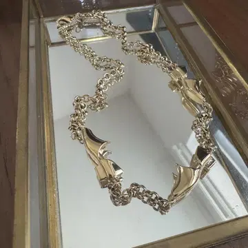 FERRAGAMO 빈티지 골드 목걸이