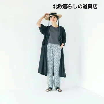 북유럽 생활용품점/ 리버티 프린트 이지 팬츠 S