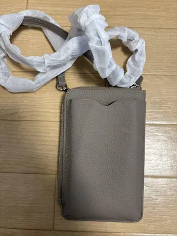 새상품 천연 가죽 스마트폰 숄더백 스마트폰 미니백 지갑 카드 홀더 포함