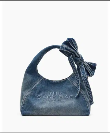 THE BOW DENIM SACK BAG/더 보우 데님 색 백