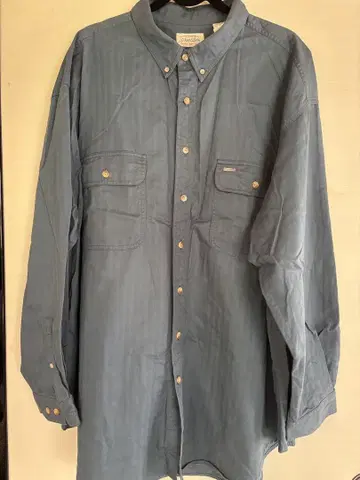 St. John's Bay 3XL 파랑 긴팔 셔츠
