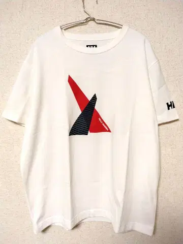 헬리한센 XL 돛 요트 티셔츠 로고 화이트 HH