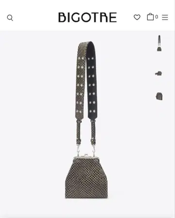 미사용 새상품 bigotre 비고타 숄더백 파우치 가마구치