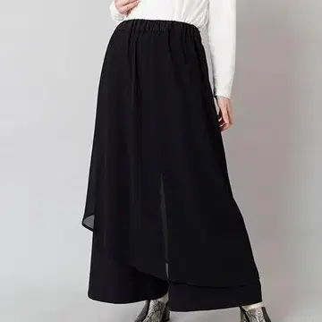 오즈모시스 레이어드 세미 플레어 팬츠