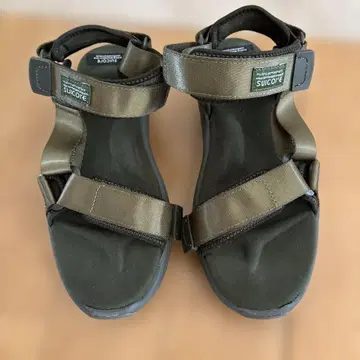 SUICOKE 스포츠 샌들 카키 23cm