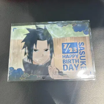 NARUTO 애니 카페 혜택 브로마이드 사스케