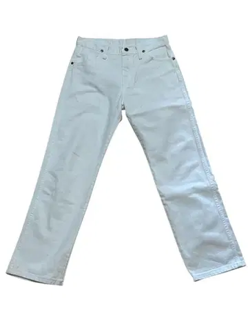 Wrangler 화이트 스트레이트 데님 W30L30