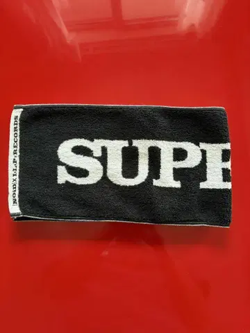 SUPER BEAVER 머플러 타월 화이트 블랙