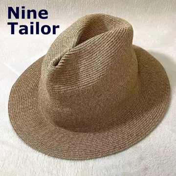 나인테일러 NineTailor 스트로우 햇 파나마 모자 사이즈 조절 가능