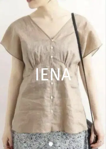 이에나 [IENA] 2WAY 라미 V넥 블라우스