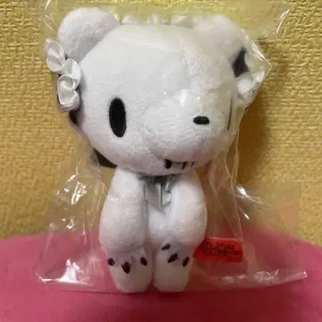 그루미 봉제 인형 마스코트 키링 보닛 화이트