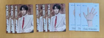 Snow Man SERIOUS 가위바위보 카드 와타나베 쇼타 3세트