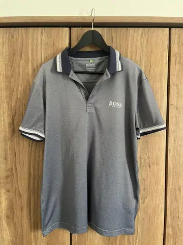 골프웨어 BOSS 그레이 피케 셔츠