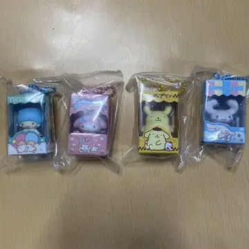 산리오 캐릭터즈 초코 박스 피규어 컬렉션 4개 세트