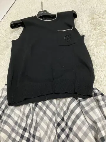 폭시 가슴 F 키라리 블랙 블랙 상의