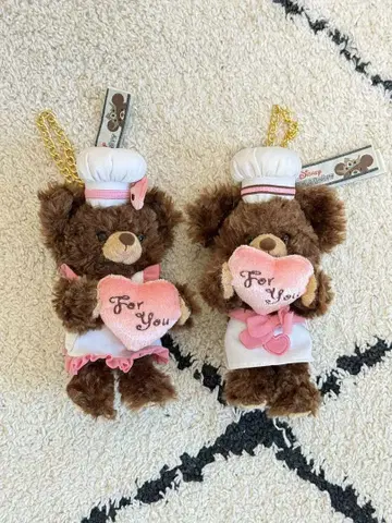 유니 베어 모카 푸딩 발렌타인 키체인 디즈니 스토어