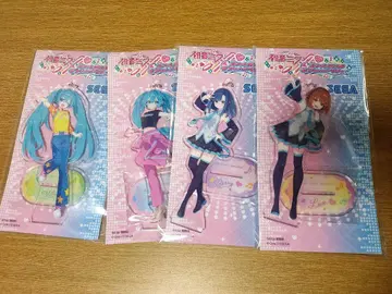 하츠네 미쿠 세련된 마녀 러브 앤 베리 스탠드 포함 클리어 키체인 전종