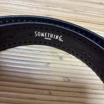 something 소가죽 벨트 미사용 새상품
