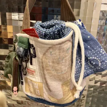 데님 리메이크 백