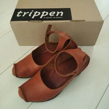 trippen 브라운 펌프스