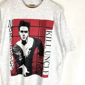 90s 빈티지 모리시 양면 프린트 티셔츠 XL