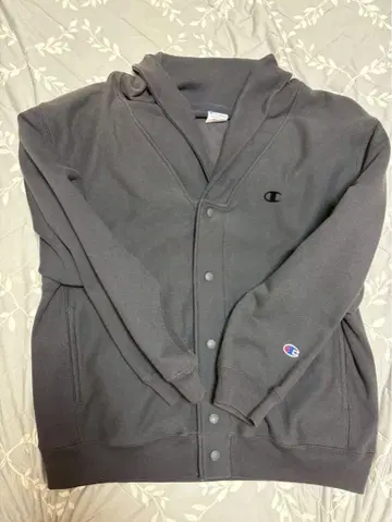 Champion Reverse Weave 가디건 M 차콜 그레이