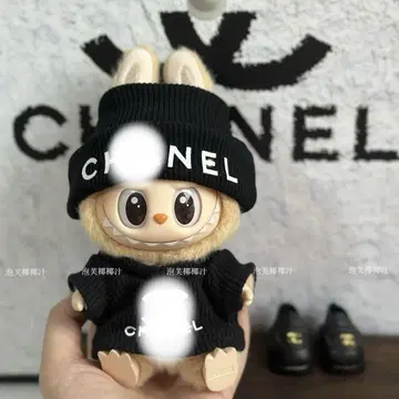 labubu 라부부 옷 갈아입기 의류 C 2개 세트 블랙