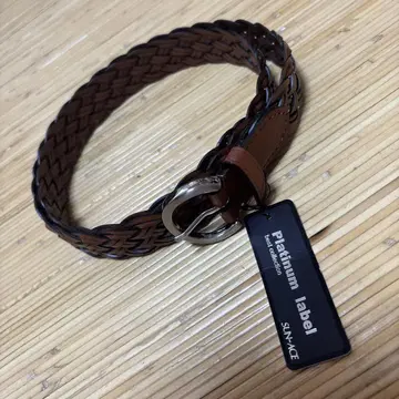 SUNACE CHB-1663 웨빙 벨트 브라운 미사용 새상품