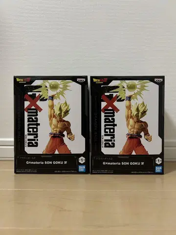 GXmateria SON GOKU II 피규어 2개 세트