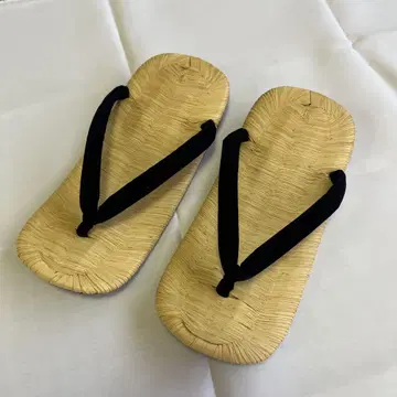 전통적인 고급 다다미 셋타 블랙 하나오 가죽 밑창 남성용 남성용