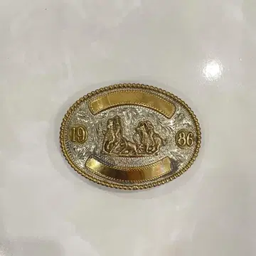 MONTANA SILVERSMITHS 벨트 버클, 은도금