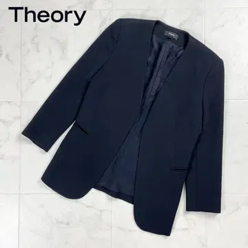 Theory 노카라 자켓 A 라인 블랙 사이즈 00*BD705