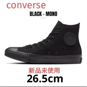 "새상품" CONVERSE CANVAS ALL STAR 블랙 하이컷