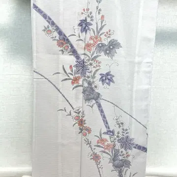 D339 여름 기모노 호몬기 꽃 무늬 명주 폴리에스테르 워셔블 기모노