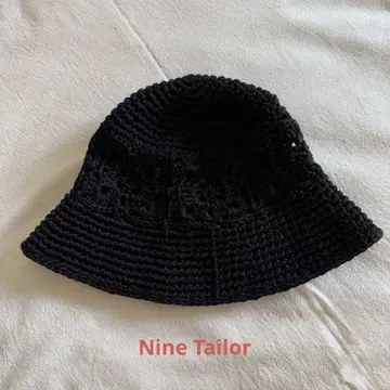 Nine Tailor | 나인 테일러 블랙 시스루 버킷 햇